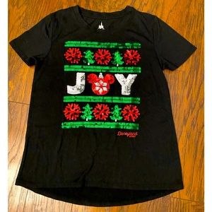Sequin Holiday Disneyland Park Authentic Tee XS